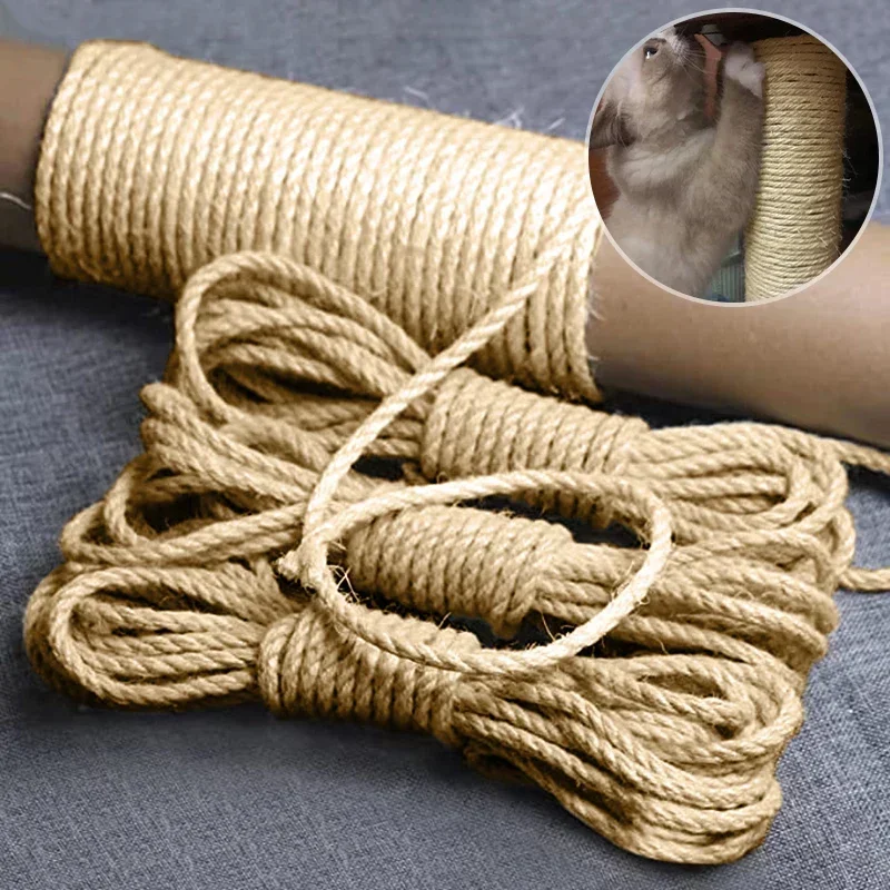 Cat Scratching Post - Natural Sisal Rope for Cat Tree