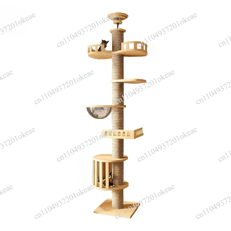 Cat Scratching Post - Adjustable Cat Tree House Cat Tower