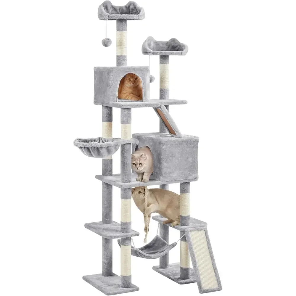 82.5 Large Cat Tower with Hamm - Cat Scratching Post recension och pris