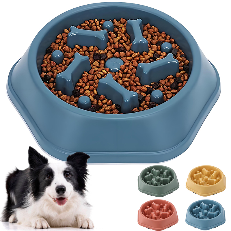Slow Feeder Dog Bowl Anti-chok - Royal Canin Food Medium recension och pris
