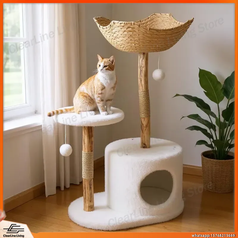 Multi-Level Cat Tree Tower wit - Cat Scratching Post recension och pris