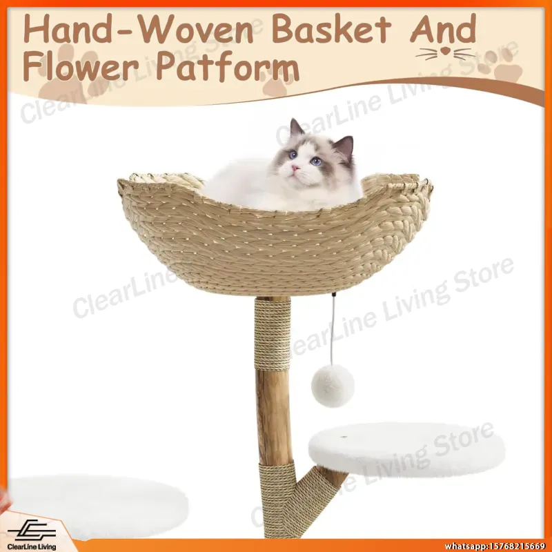 Multi-Level Cat Tree Tower wit - Cat Scratching Post recension och pris