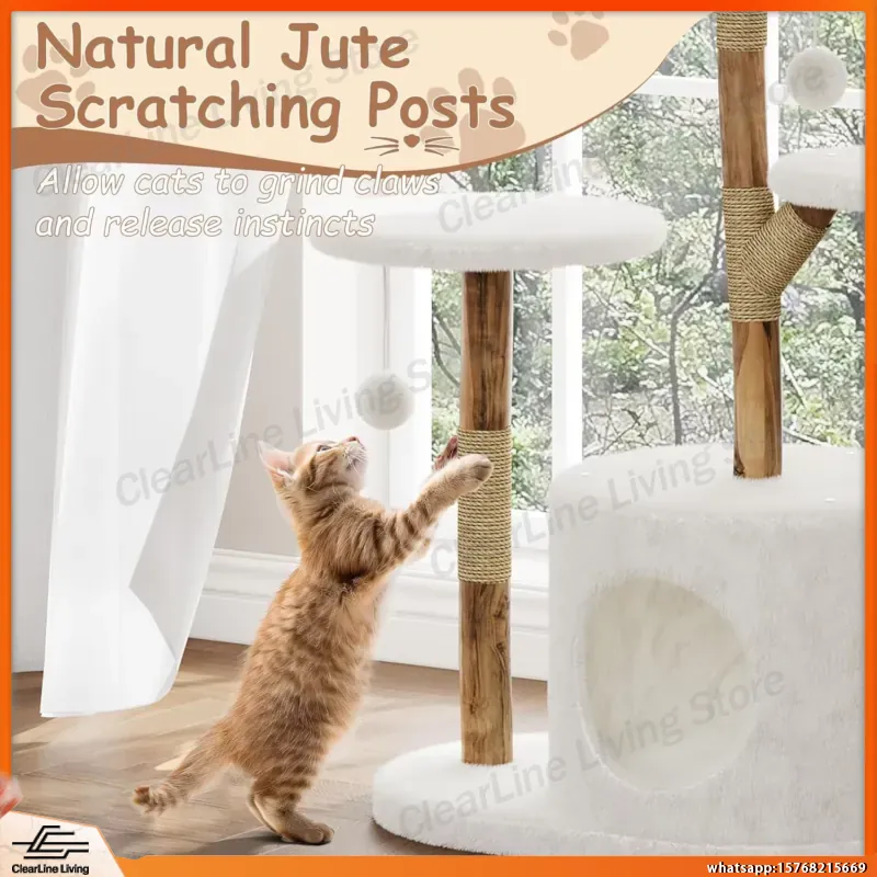 Multi-Level Cat Tree Tower wit - Cat Scratching Post recension och pris