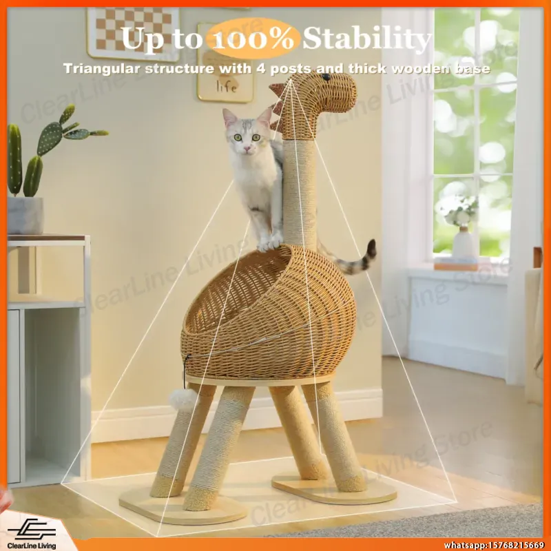 Dinosaur Cat Tree Tower with S - Cat Scratching Post recension och pris