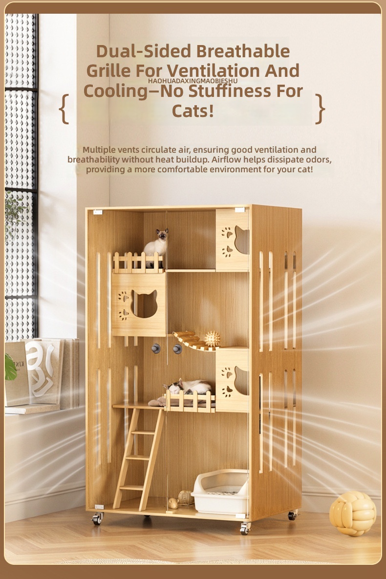 Large MultiLevel CatHouse for  - Cat Scratching Post recension och pris