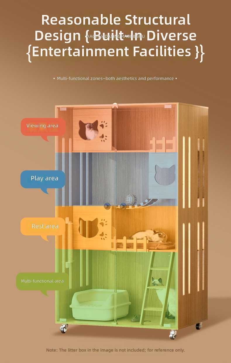 Large MultiLevel CatHouse for  - Cat Scratching Post recension och pris