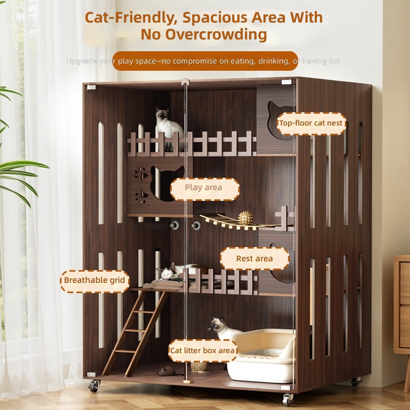 Large MultiLevel CatHouse for  - Cat Scratching Post recension och pris
